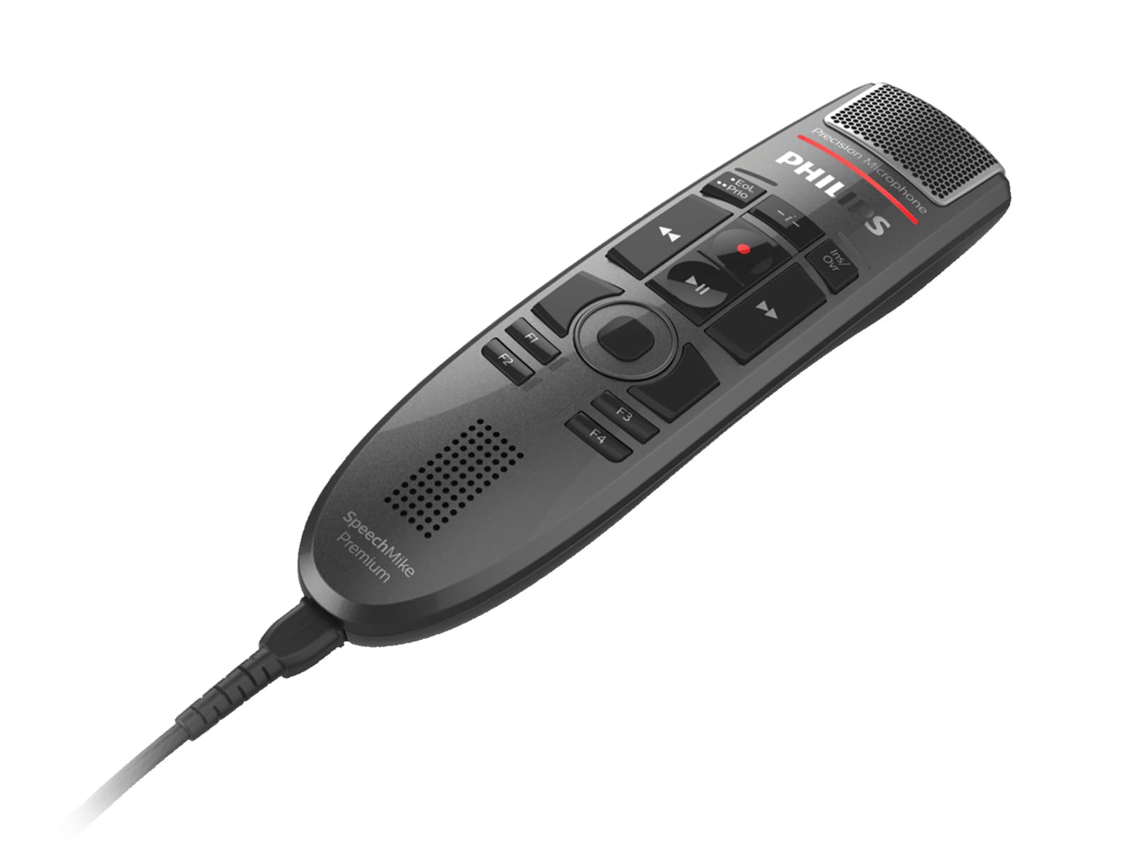Philips SpeechMike Micrófono de dictado táctil premium (SMP3700) Monitors.com