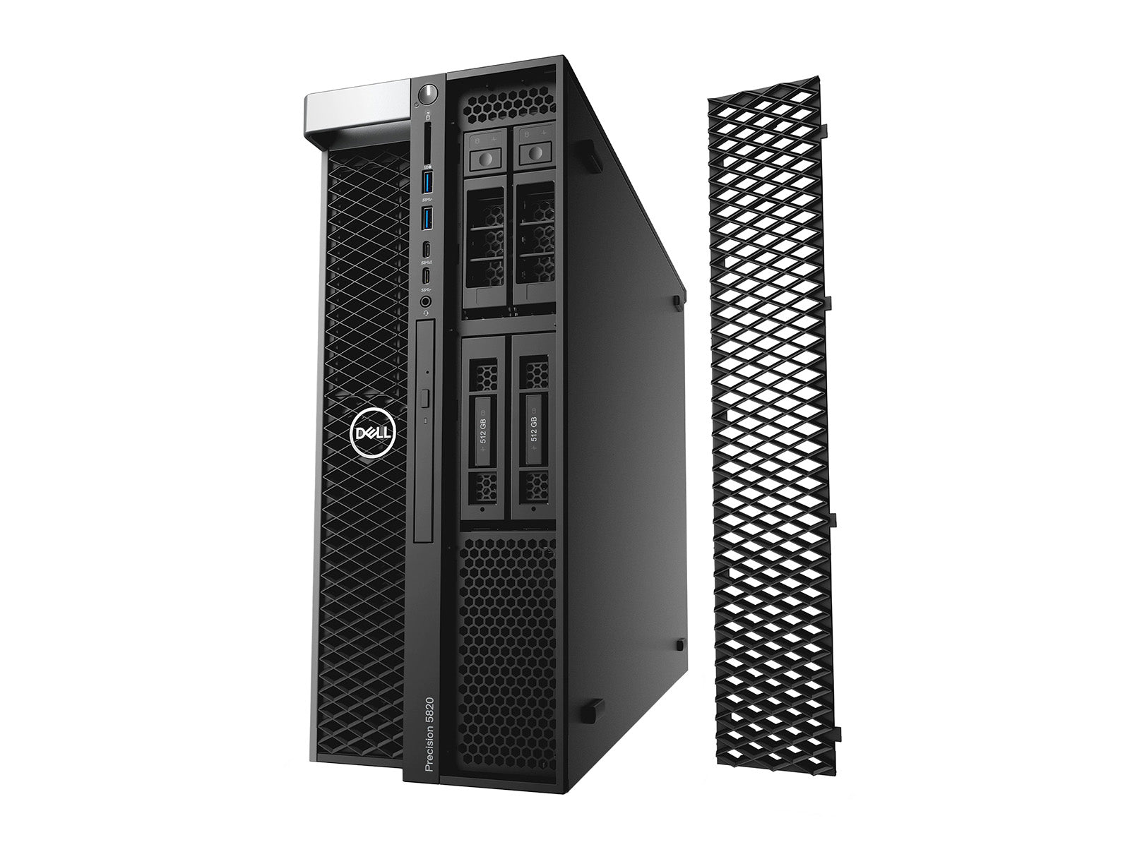 Dell Precision 5820 Workstation | Intel Xeon W-2145 @ 4.50GHz | 8-Core | 128GB ECC DDR4 | 1TB SSD (2 x 500GB) | AMD WX 7100 | Win10 Pro Monitors.com 