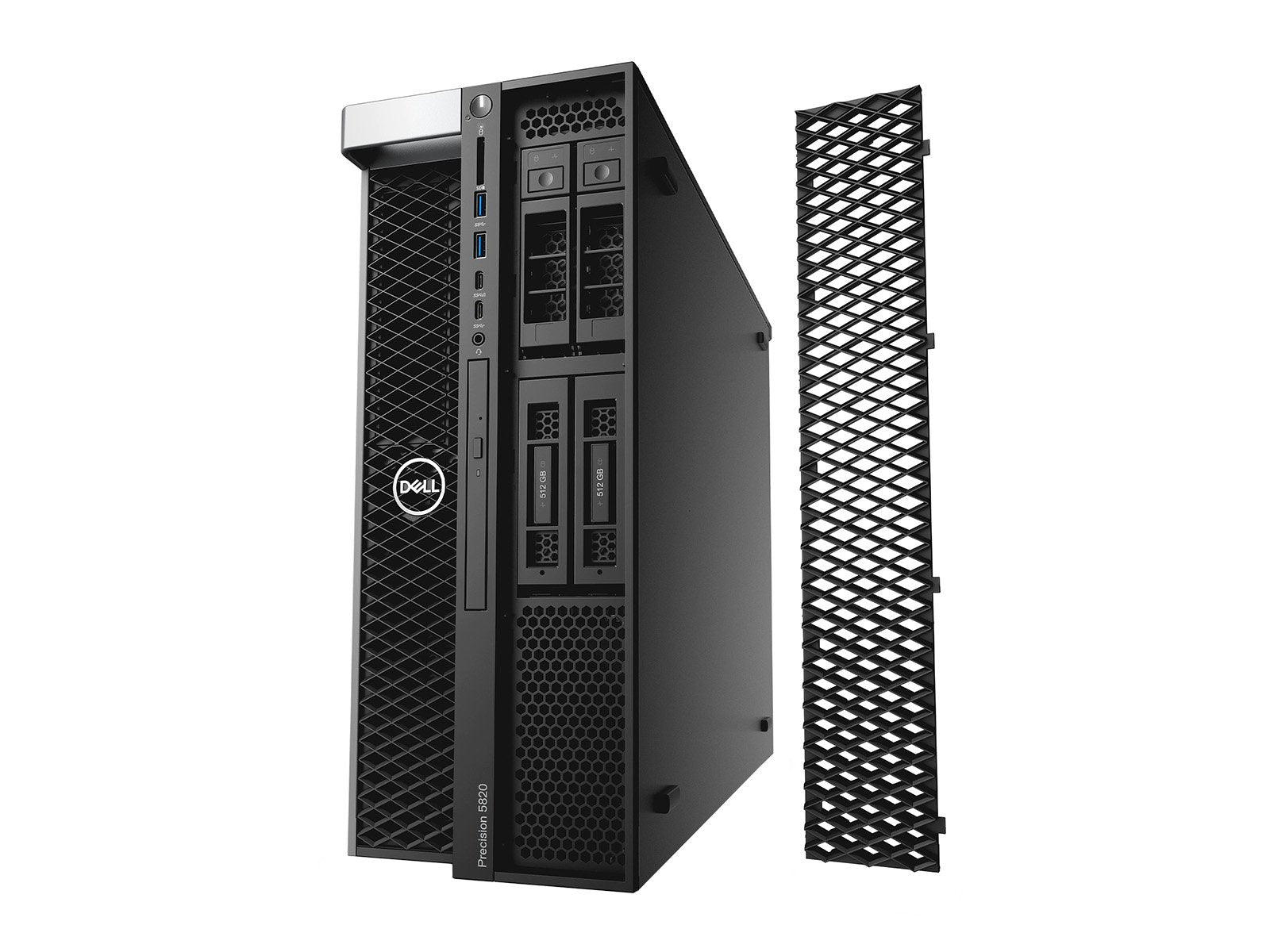 Dell Precision 5820 Workstation | Intel Xeon W-2102 @ 2.90GHz | 16GB ECC DDR4 | 500GB SSD | Nvidia NVS510 | Win10 Pro Monitors.com 