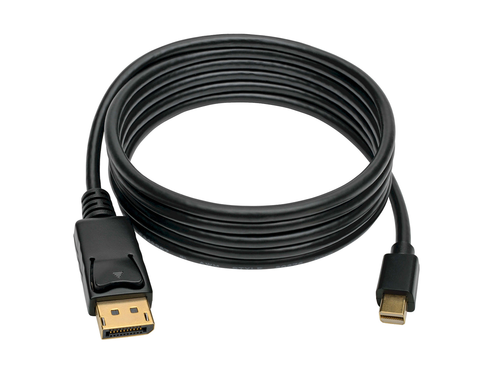 Tripp Lite Cable de señal de video Mini DisplayPort a DisplayPort 4K de 6 pies (P583-006-BK) Monitors.com
