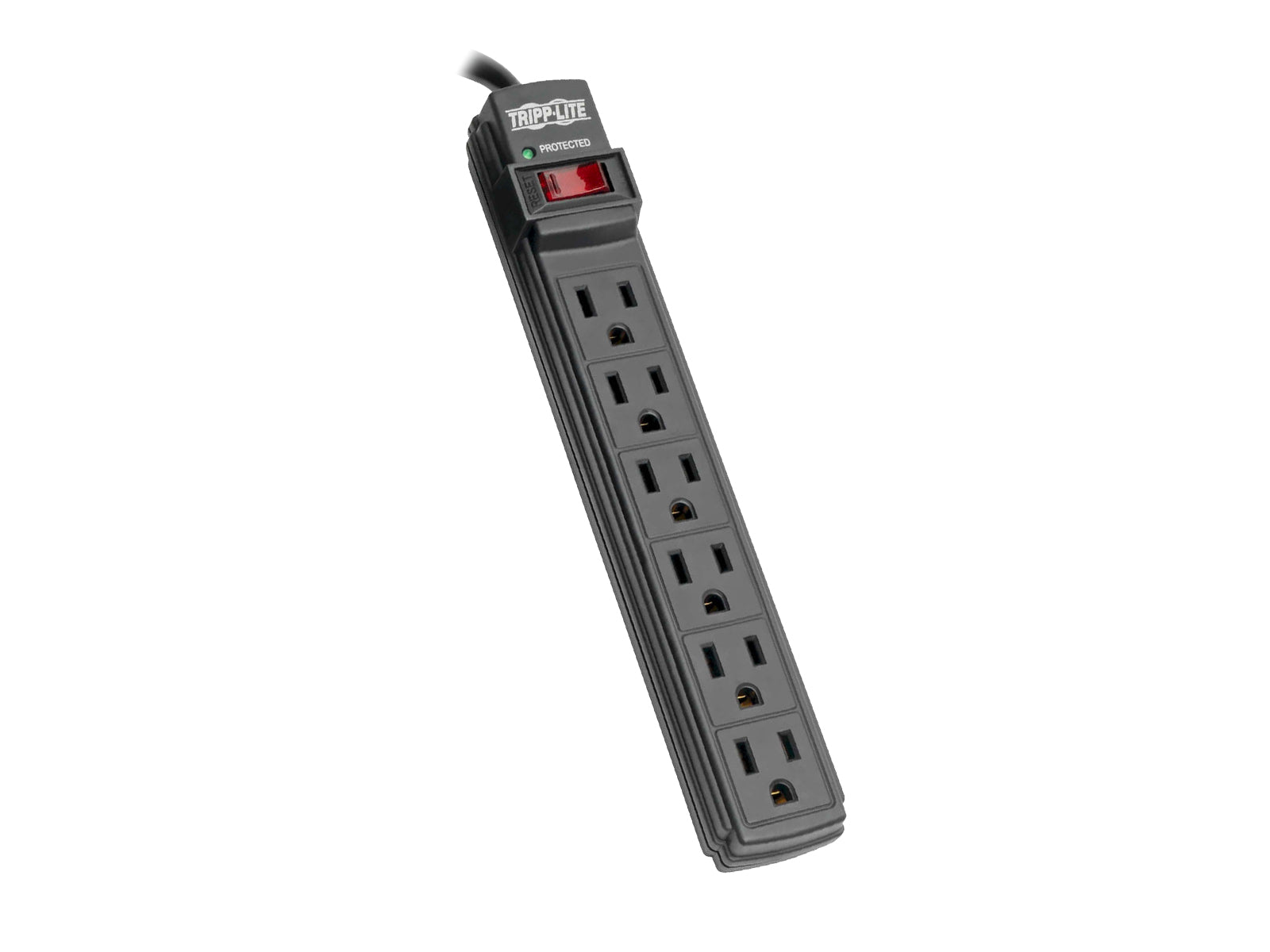 Tripp Lite TLP6B 6-Outlet Surge Protector 6 ft. Cord (TLP6B) Monitors.com 