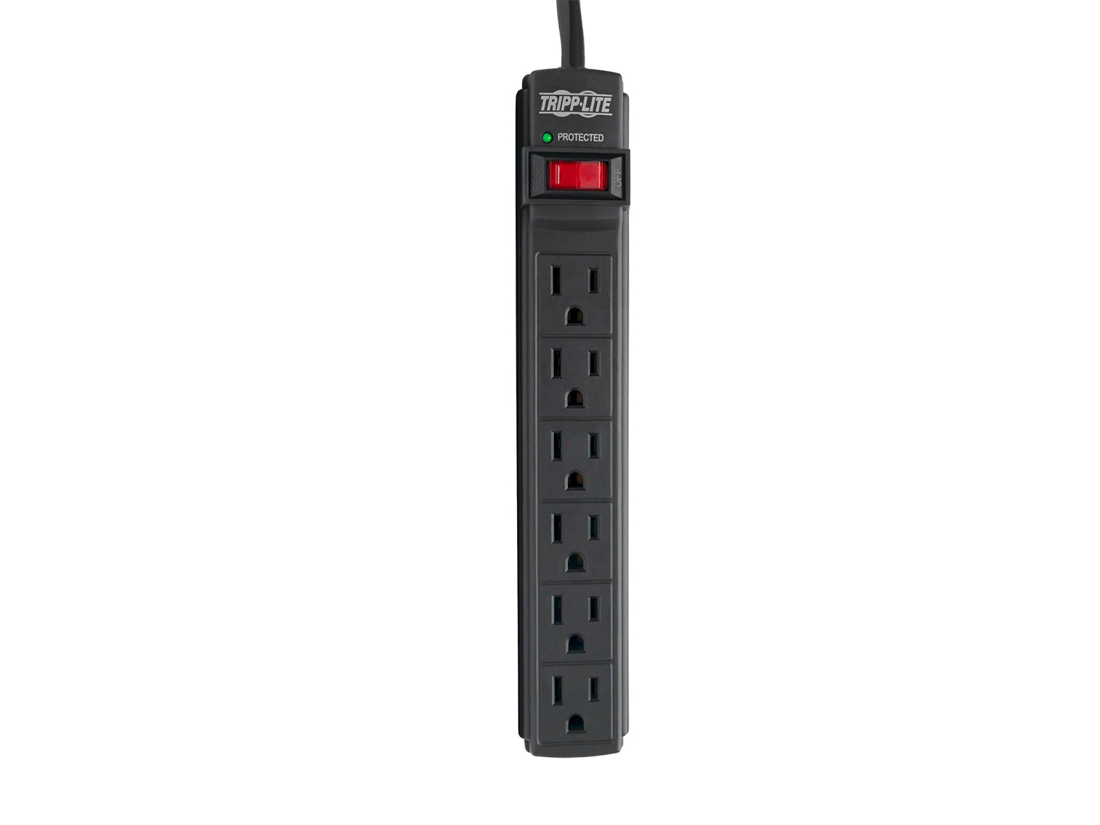 Tripp Lite TLP6B 6-Outlet Surge Protector 6 ft. Cord (TLP6B) Monitors.com 