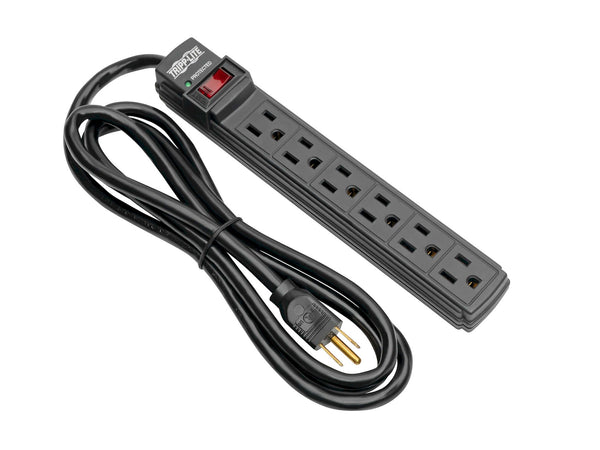 Tripp Lite TLP6B 6-Outlet Surge Protector 6 ft. Cord (TLP6B)