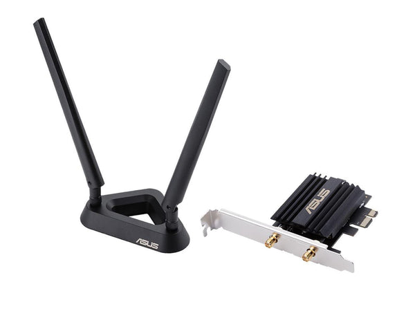 Asus Wireless PCE-AX3000 Wifi Adapter Next-Gen Wifi 6 Dual-Band PCIe Adapter | Bluetooth 5.0 | OFDMA | 2x2 MU-MIMO | WPA3 Security (PCE-AX58BT)
