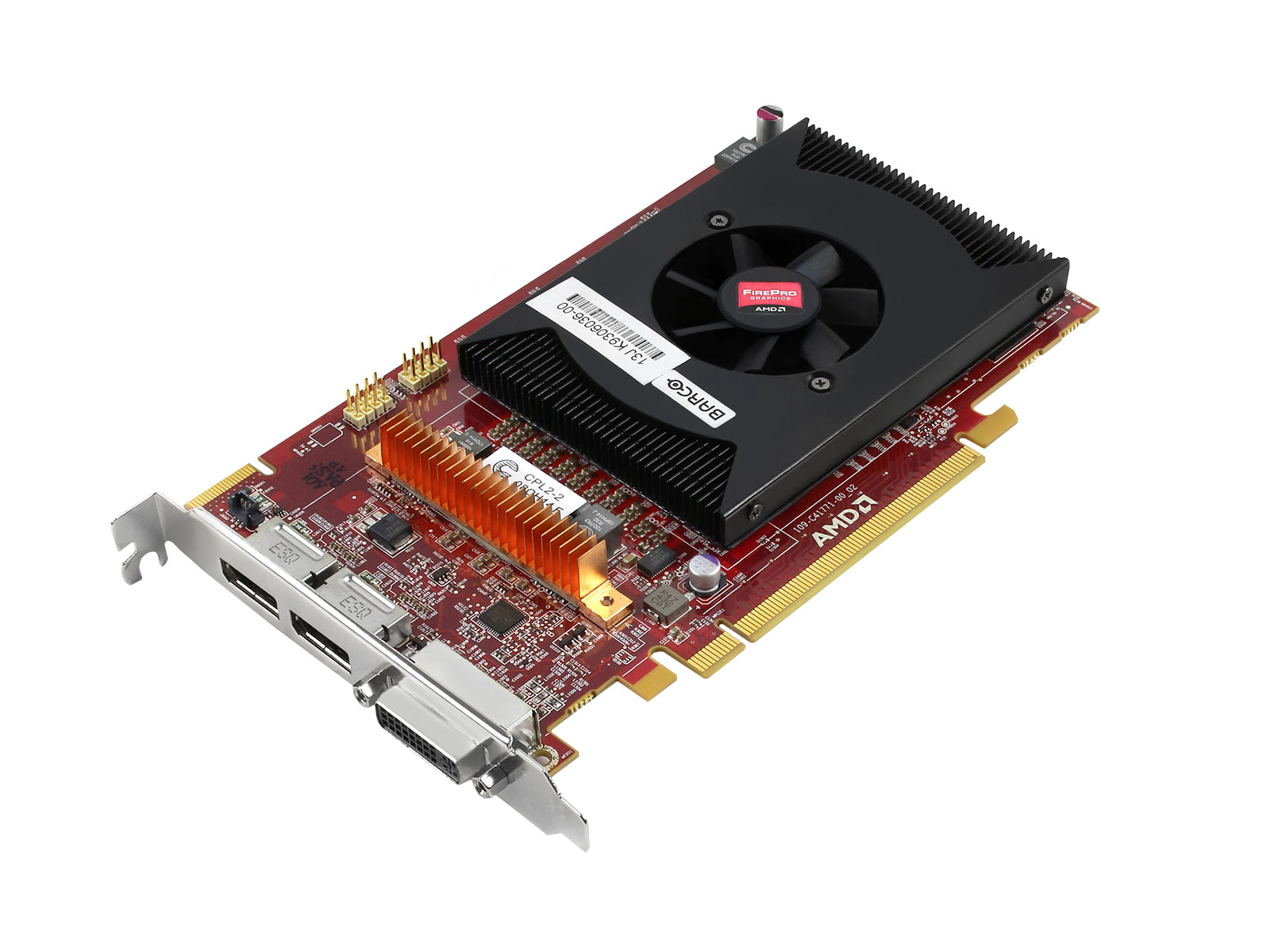 Barco Tarjeta gráfica MXRT-5500 PCIe de 2 GB de triple cabezal (K9306036) Monitors.com